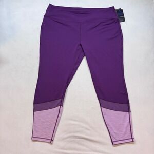 Torrid Active Purple High Rise Capri Leggings Size 3 Athletic Workout New